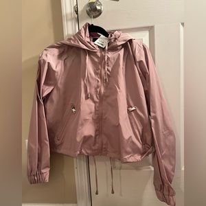 Pink windbreaker NWT